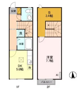 栃木県宇都宮市平出町【一戸建】の間取り