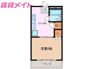 アーバンライフ柘植【1階】の間取り