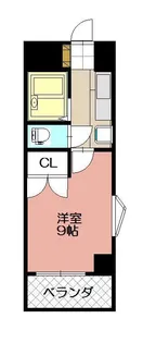 KMマンション八幡駅前III【7階】の間取り