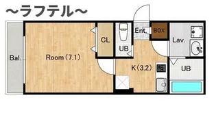 埼玉県所沢市大字下安松【アパート】の間取り