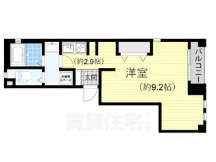 梅田淀屋橋MNT【2階】の間取り