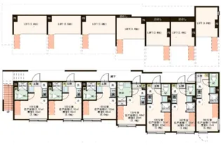 ハーモニーテラス新小岩IV【1階】の間取り