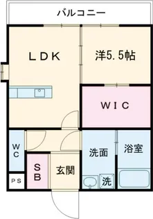 グリタハウスD【2階】の間取り