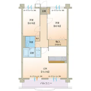 Lotos Blume【2階】の間取り