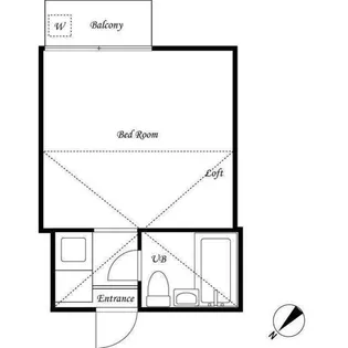 ジュネス大山【1階】の間取り
