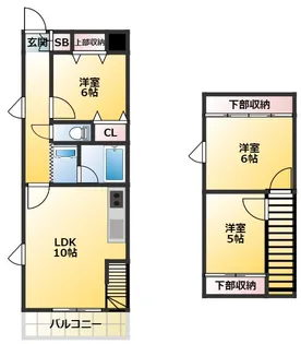 3LDKの間取り画像