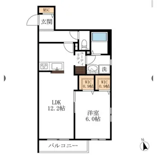 Malma Kugenuma【2階】の間取り