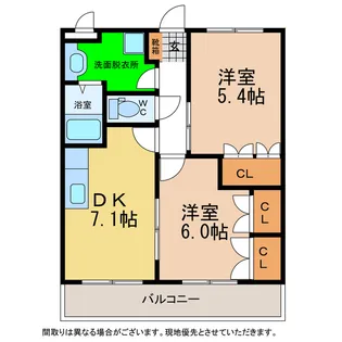 徳島県阿南市羽ノ浦町中庄高田原【アパート】の間取り