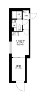 Le Nid 日本橋【3階】の間取り