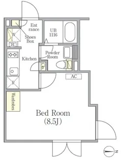 LAPiS南麻布【3階】の間取り