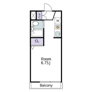 シティホームズ山田町【1階】の間取り