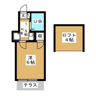 神奈川県横浜市港北区新吉田東3【アパート】の間取り