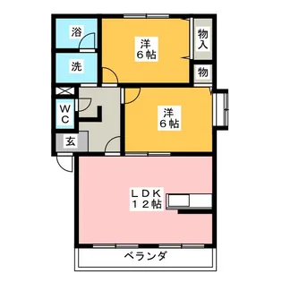 フィロソフィア巽【2階】の間取り