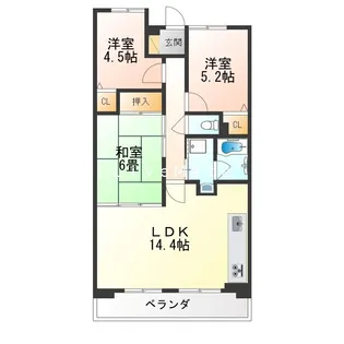 アプリーレ垂水【3階】の間取り