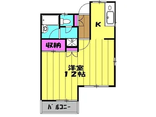 タウンコート柏公園II【1階】の間取り