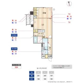 ザ・レジデンス神楽坂II【5階】の間取り