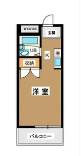 カーサ上目黒【1階】の間取り