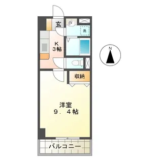 メゾン・ド・ルミエール【1階】の間取り