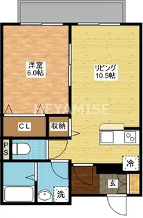 マリンサイド【1階】の間取り