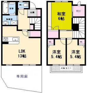 グランバリエ己斐 A棟の間取り