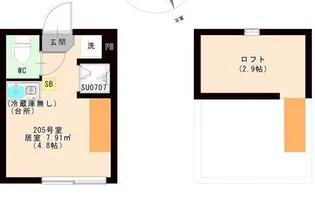 JUNE(ジュネ)【2階】の間取り