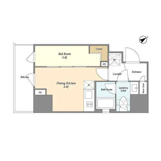 東京都江東区門前仲町1【マンション】の間取り