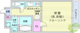 La Vista八乙女中央【4階】の間取り