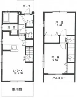 広島県広島市安佐南区山本4【一戸建】の間取り