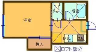 ビラ山富士【2階】の間取り