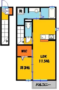 クレインI【2階】の間取り