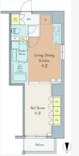 クレストコート西巣鴨【2階】の間取り