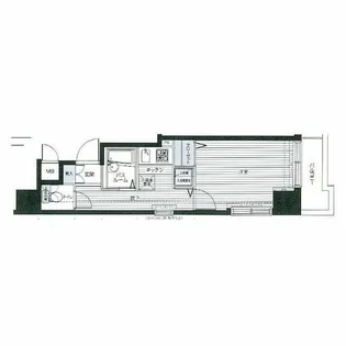 アヴァンティーク銀座東【4階】の間取り