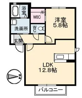 シャーメゾンSTR【2階】の間取り