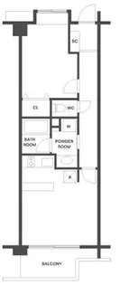 ガーデン目黒平町【2階】の間取り