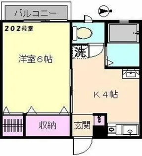 プチ・フルール【2階】の間取り