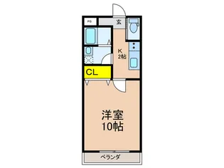 フリート美桜【2階】の間取り