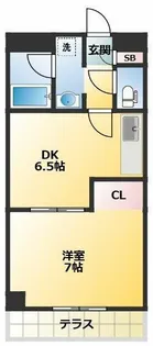 サンパレス市川【1階】の間取り