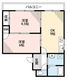 大阪府大阪市東住吉区矢田1【マンション】の間取り