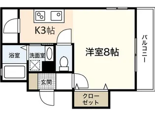 ビューテラスオクムラ【1階】の間取り