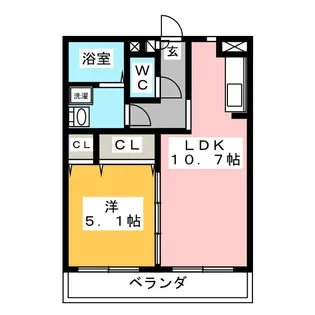 リベルテ【3階】の間取り