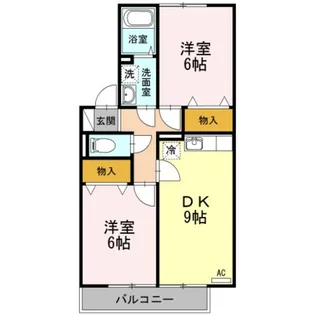 フローラM I【1階】の間取り