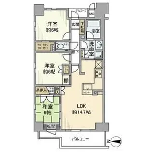 イーグルコート京都御所南【2階】の間取り