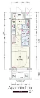 1Kの間取り画像