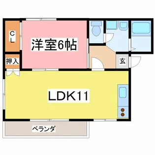 メゾンT【1階】の間取り