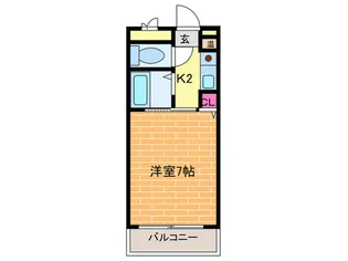 キンキ加美ハイツ【1階】の間取り