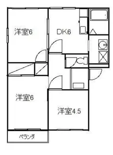 フレグランスC【2階】の間取り