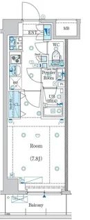 エストゥルース両国II【3階】の間取り