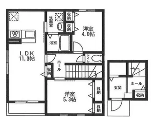 MIWAーFICASA【2階】の間取り