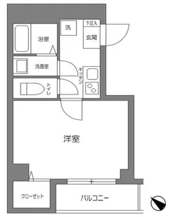 aLATO王子【5階】の間取り