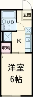 シティハイム中村【2階】の間取り